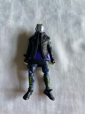 Fortnite Collectible Action Figure - Black Jacket with Purple & Lime Accents